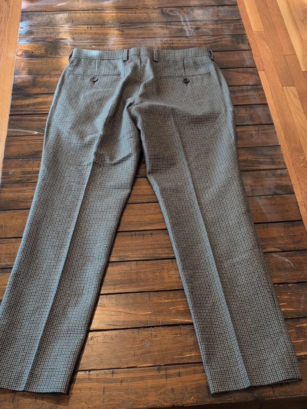 J. Crew Ludlow Slim Fit Trouser Houndstooth Moon British Cloth Wool 30x29.75 - Picture 2 of 10